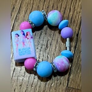 New K Pop Demon Hunter Girls Pastel Stanley Tumbler Cup Handle Charm Bracelet